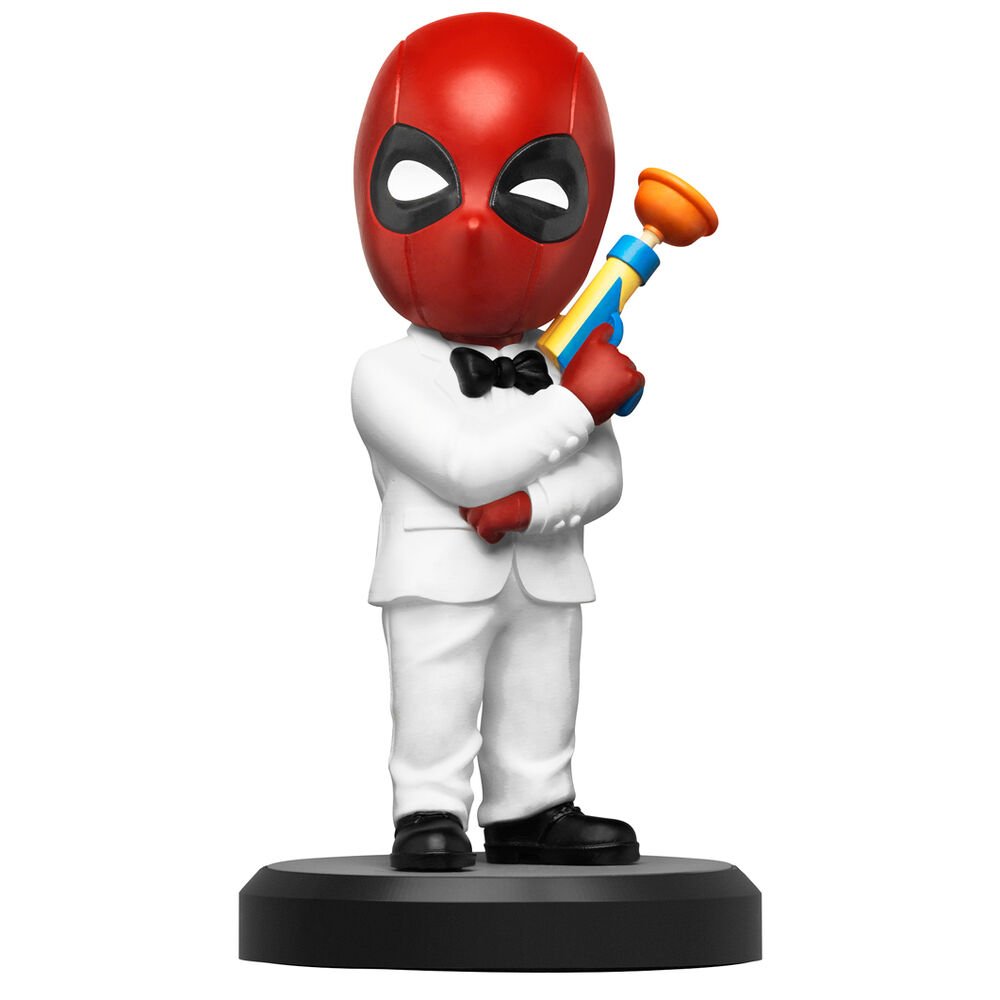 Figura sorpresa Deadpool Hero Box con caja sellada antes de abrir