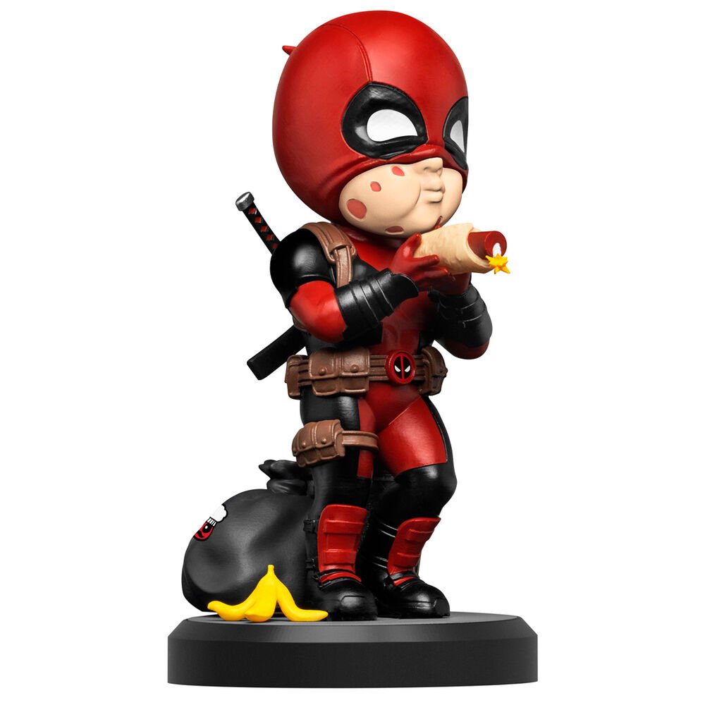 Caja misteriosa de Deadpool Hero Box de Beast Kingdom cerrada