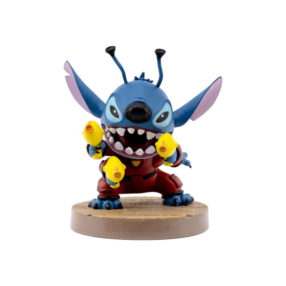 Detalle de los colores y acabados de la figura sorpresa de Stitch