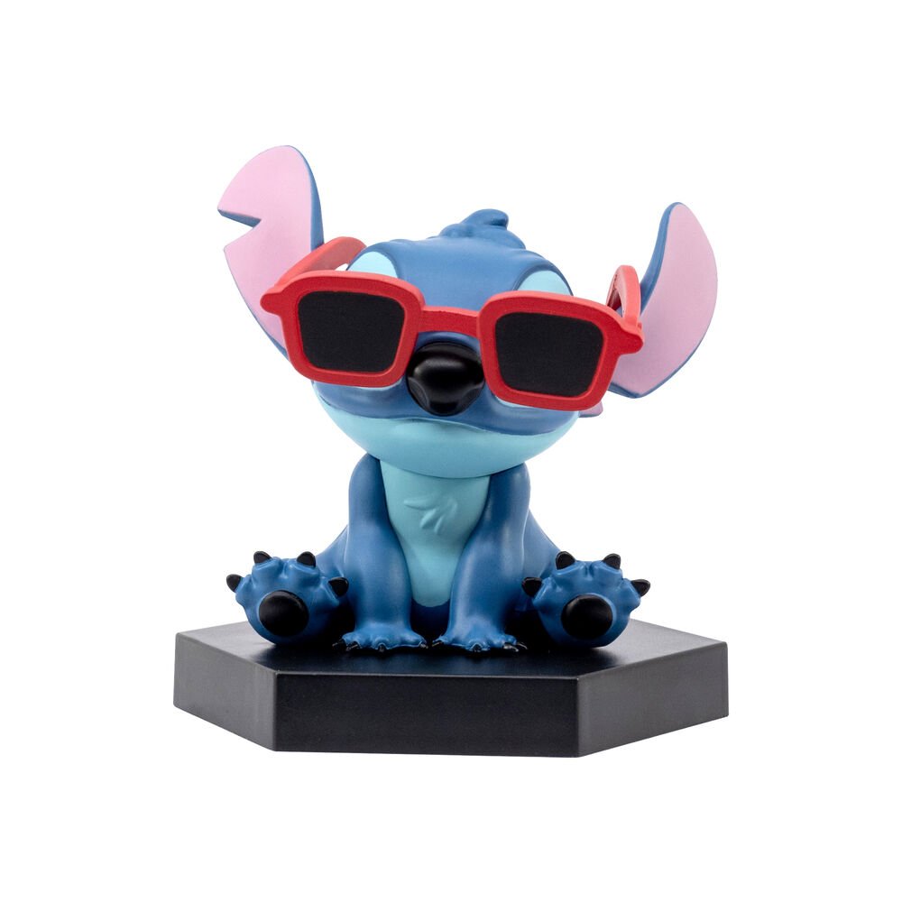 Variedad de poses de las figuras sorpresa de Stitch de la colección