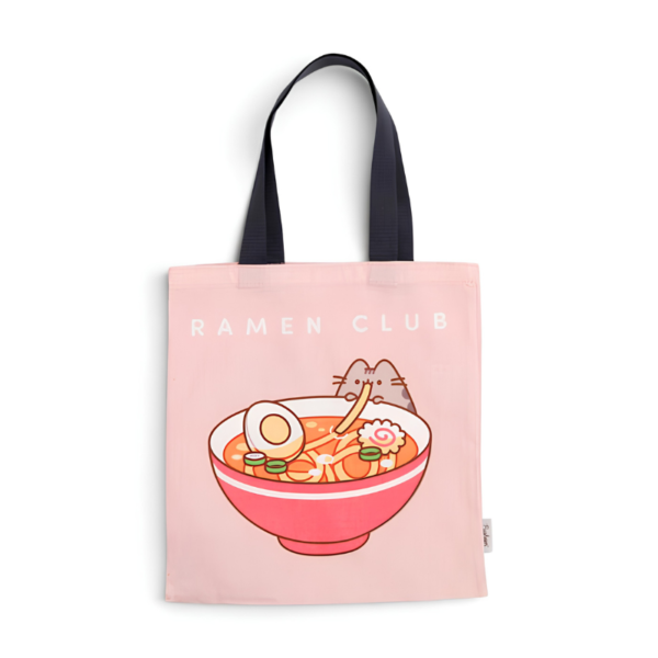 Bolsa tote bag Pusheen Ramen Club con asas largas