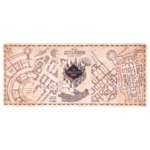 Alfombrilla Harry Potter Mapa del Merodeador 80x35 sobre escritorio