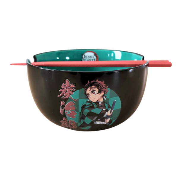 Bol para ramen Demon Slayer Tanjiro Kamado 900 ml con palillos de madera