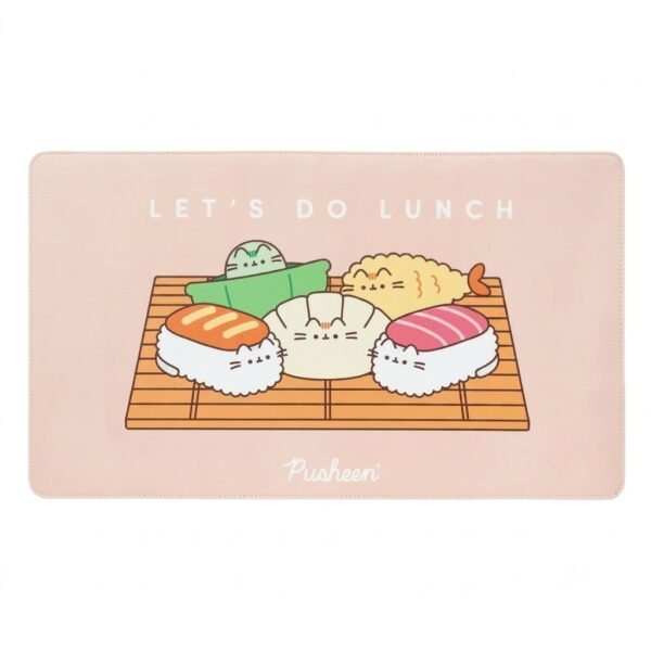 Alfombrilla de Escritorio Pusheen: Sushi Roll 60x35