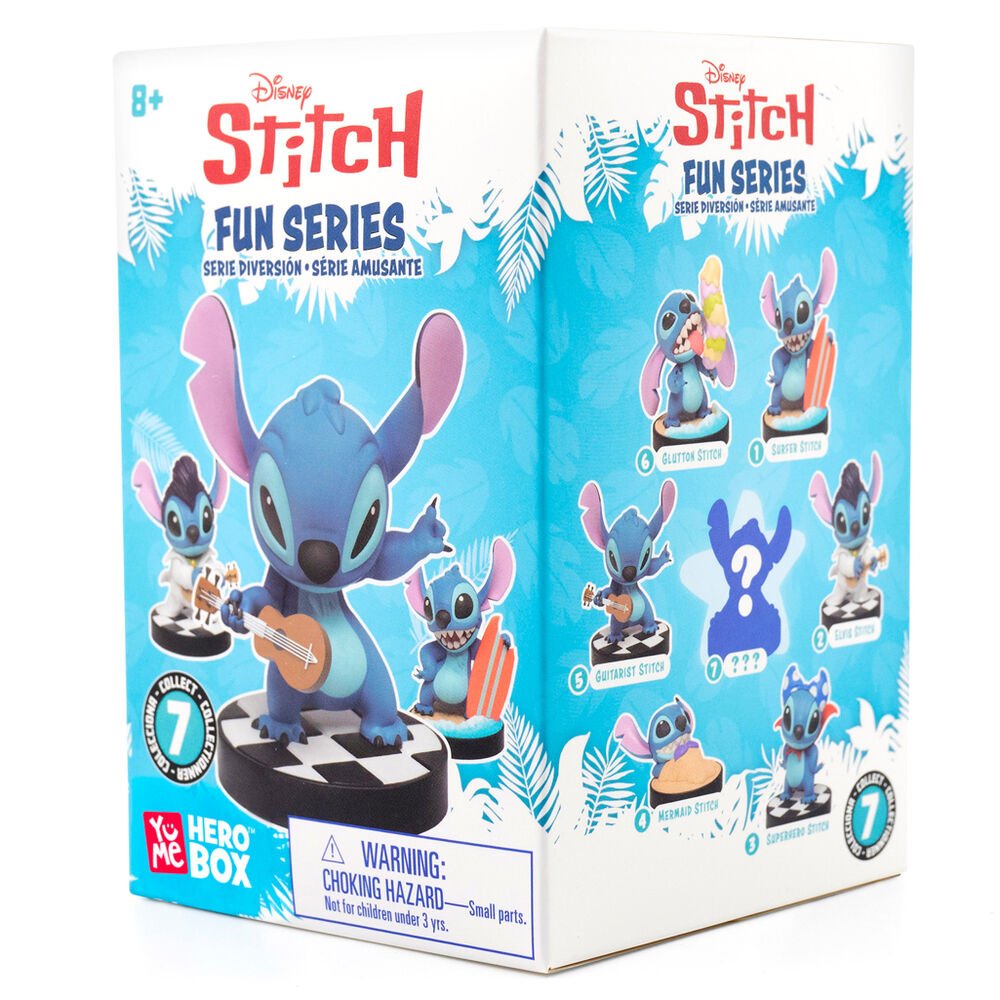 Colección completa de figuras sorpresa Stitch Verano Tropical