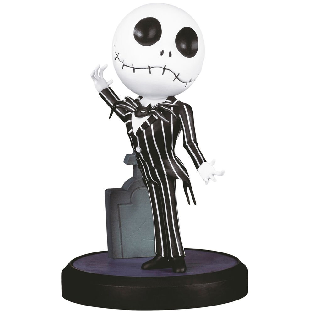 Figura coleccionable de personaje de Pesadilla antes de Navidad con peana individual