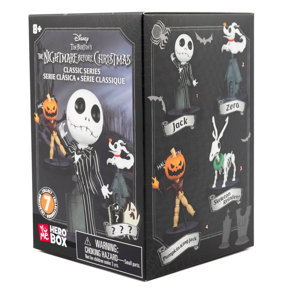 Figura sorpresa de Jack Skellington y otros personajes de Pesadilla antes de Navidad