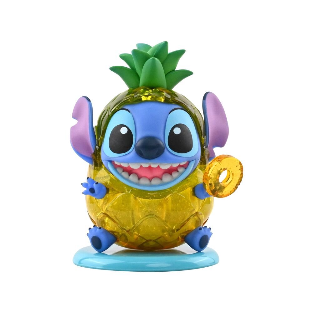 Detalle de pintura y acabado de figura Stitch playera