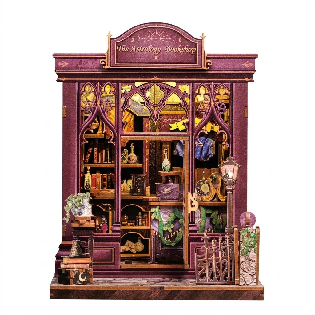 Book Nook DIY Librería de Astrología Mágica