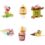 Blind Box Shin Chan Fiesta de Snacks con figura y accesorios miniatura