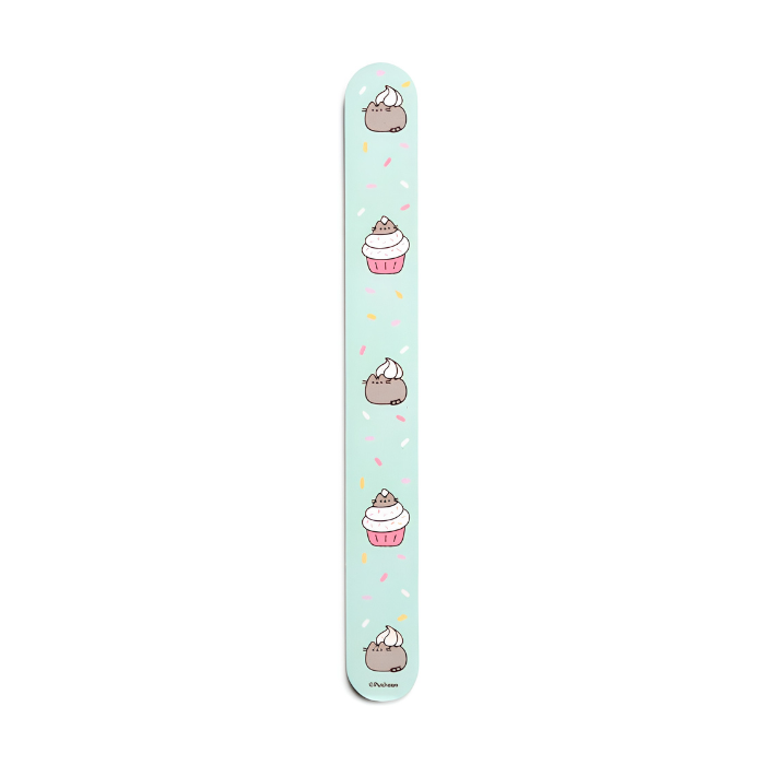 Lima de uñas Pusheen, detalle del grano de limado