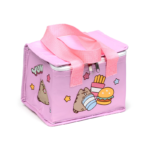Bolsa térmica ecológica Pusheen vista frontal con cremallera