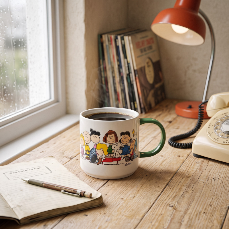 Taza Snoopy y su Pandilla con caja de regalo Magpie