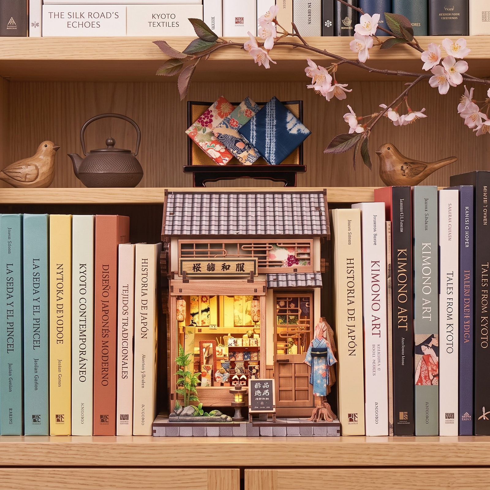 Book Nook DIY Tienda Kimonos