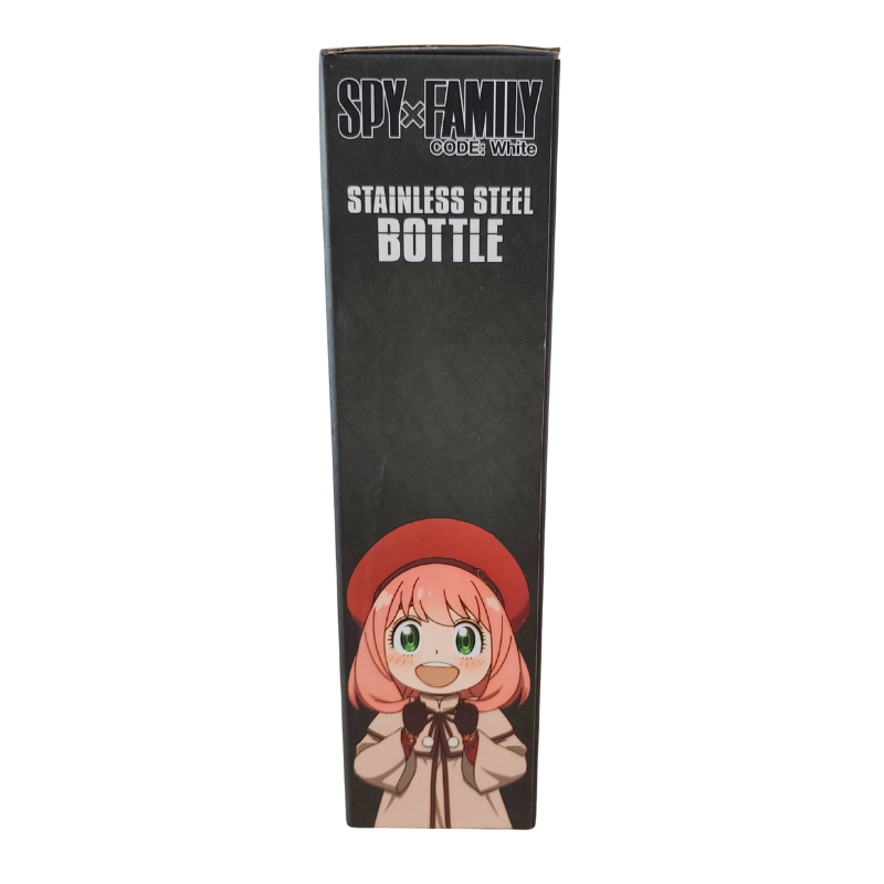 Botella térmica Spy x Family 500ml abierta mostrando el cierre hermético