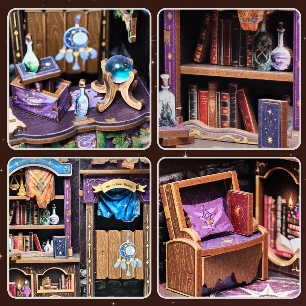Book Nook DIY Librería de Astrología Mágica