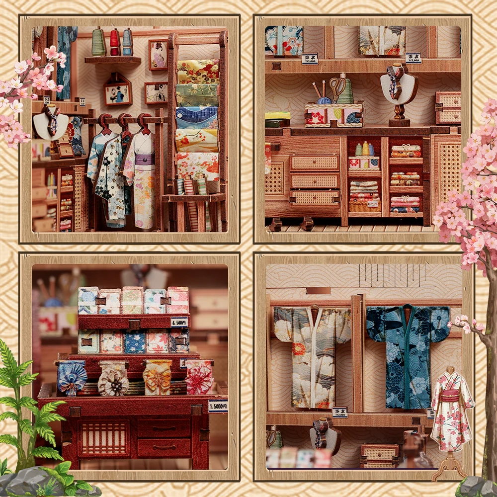 Book Nook DIY Tienda Kimonos