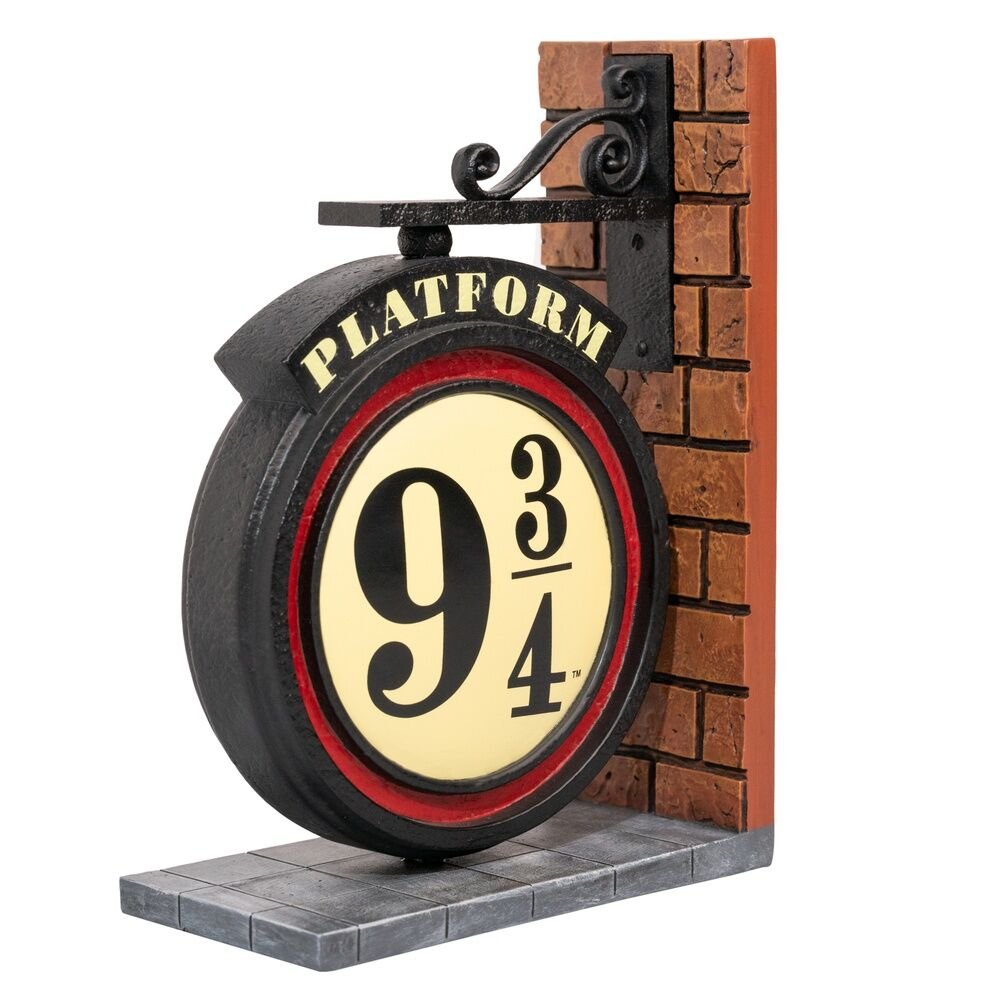 Sujetalibros Plataforma 9 3/4 Harry Potter con libros en estantería