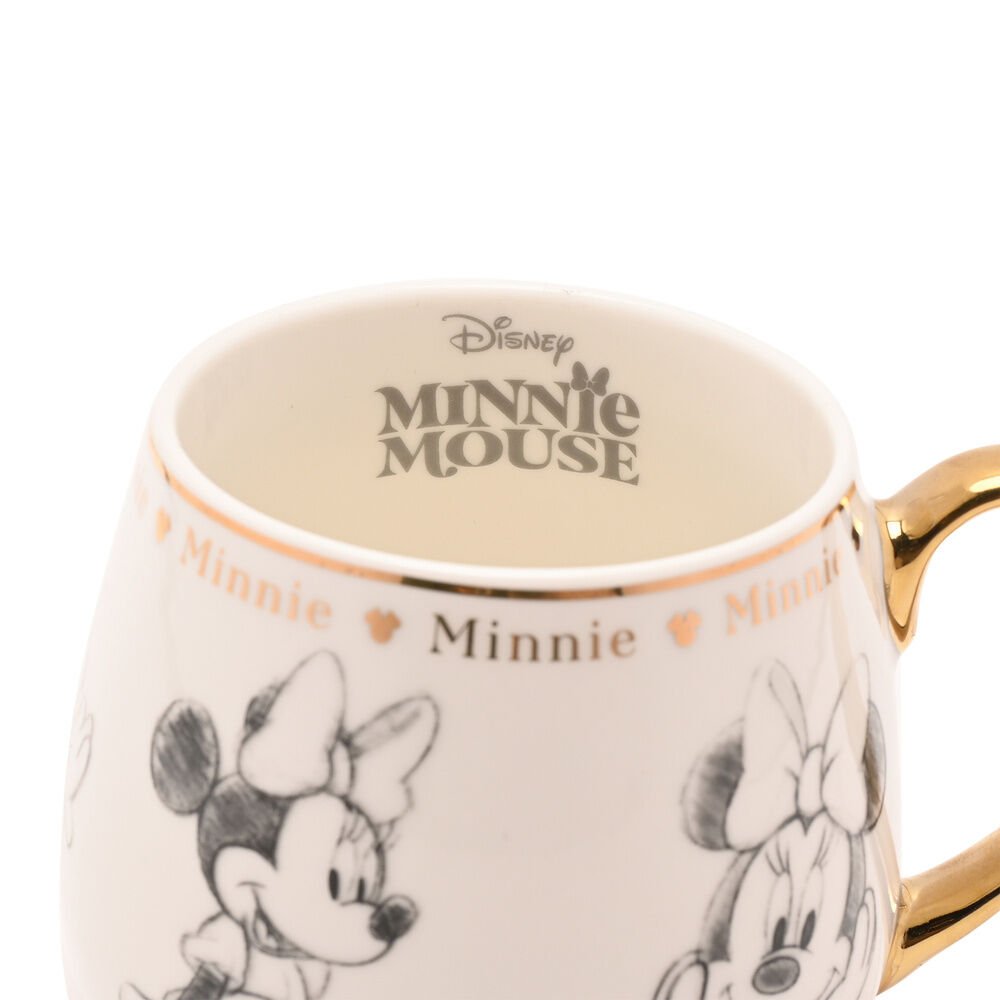 Taza Minnie Mouse Disney junto a su caja de presentacion oficial
