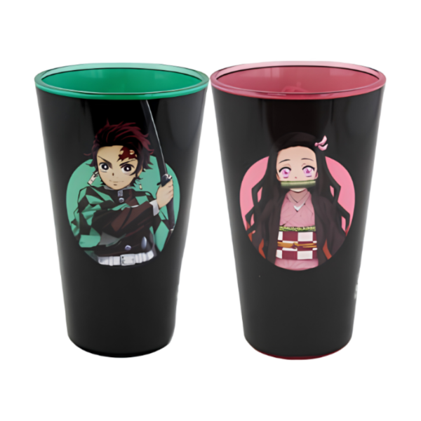 Vasos Tanjiro y Nezuko Demon Slayer Pack 473ml