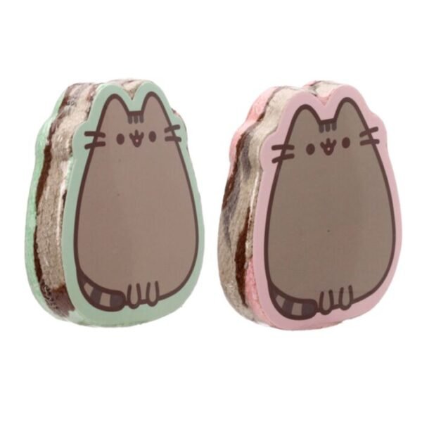 Toalla comprimida Pusheen mágica de viaje en variantes rosa y verde pastel
