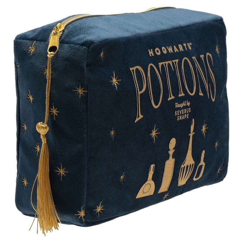 Neceser Harry Potter abierto mostrando su capacidad interior