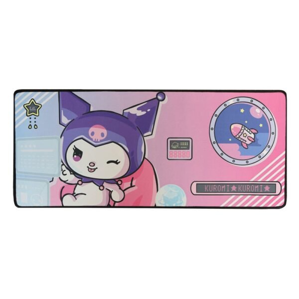 Alfombrilla de escritorio Kuromi espacial 70x30 vista completa